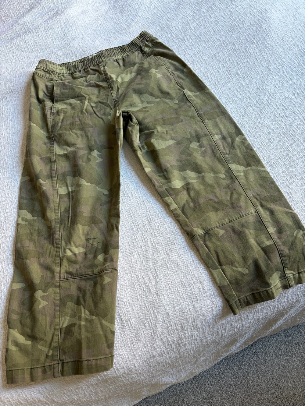 Men's Camo Utility Pants - Olive Green